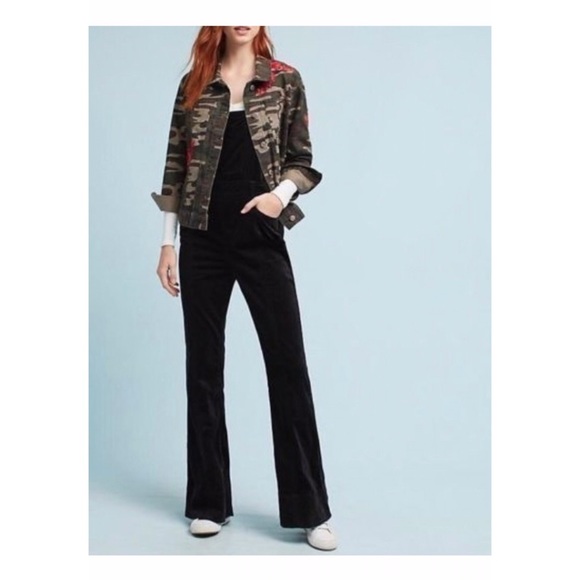 NWOT - Pilcro Embroidered Camo Jacket, XL - Picture 3 of 15